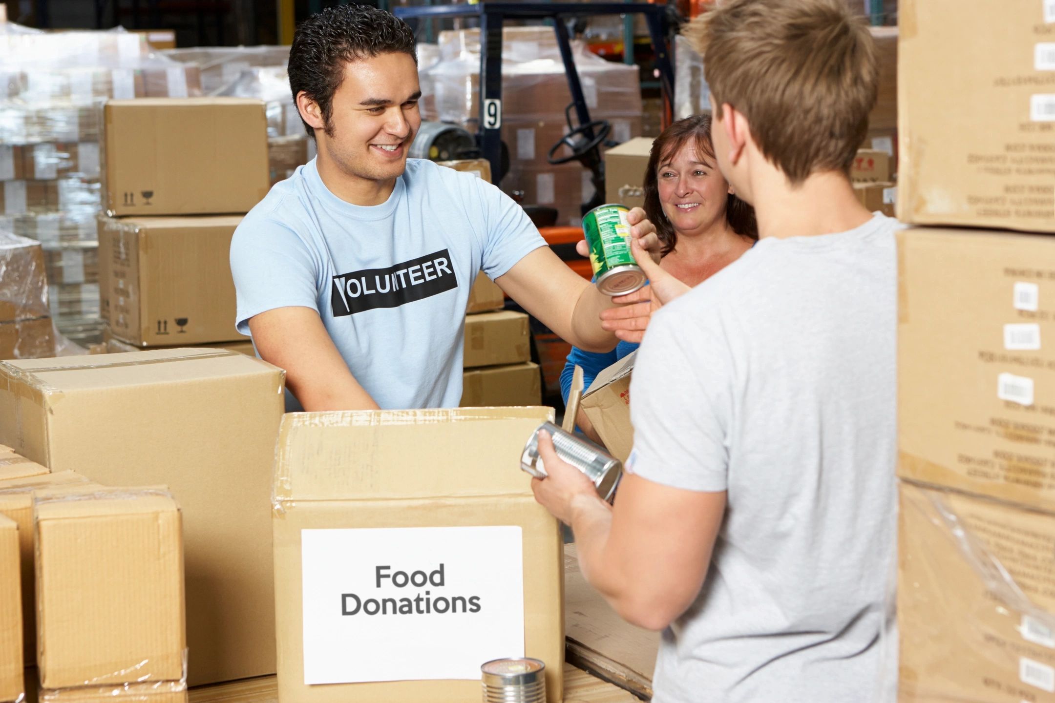 People building work skills by volunteering